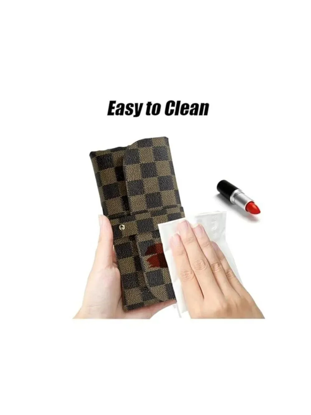 Fashion and Trendy Black and Brown Glasses Storage Bag Fashion Sunglasses Case